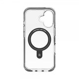 Zagg iPhone 16 Deksel Santa Cruz Snap Ring Stand Svart