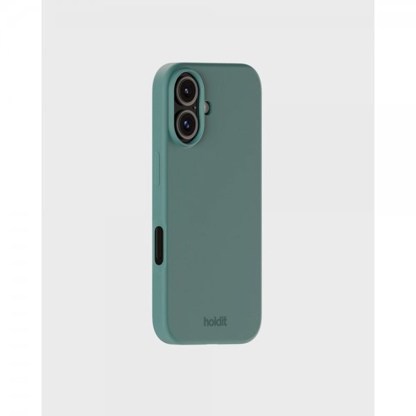 holdit iPhone 16 Deksel Silikon Moss Green
