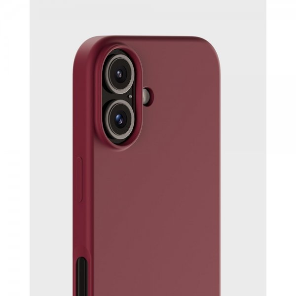 holdit iPhone 16 Deksel Silikon Red Velvet