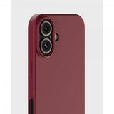 holdit iPhone 16 Deksel Silikon Red Velvet