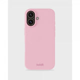 holdit iPhone 16 Deksel Silikon Rosa
