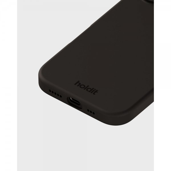 holdit iPhone 16 Deksel Silikon Svart