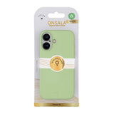 Onsala iPhone 16 Deksel Silicone Touch Lime