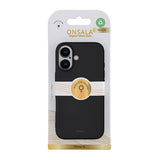 Onsala iPhone 16 Deksel Silicone Touch Svart
