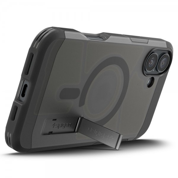 Spigen iPhone 16 Deksel Tough Armor MagFit Frost Black