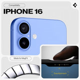 Spigen iPhone 16 Deksel Tough Armor MagFit Frost Black