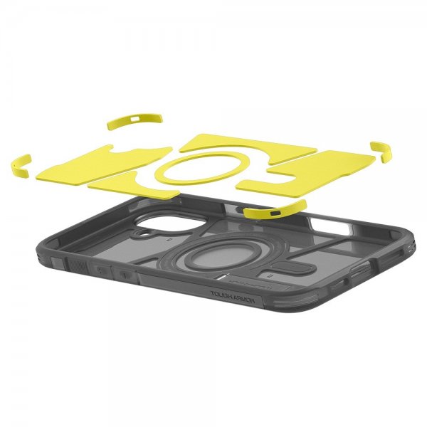 Spigen iPhone 16 Deksel Tough Armor MagFit Frost Black