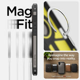 Spigen iPhone 16 Deksel Tough Armor MagFit Gunmetal