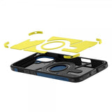 Spigen iPhone 16 Deksel Tough Armor MagFit Navy Blue