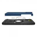 Spigen iPhone 16 Deksel Tough Armor MagFit Navy Blue