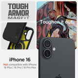 Spigen iPhone 16 Deksel Tough Armor MagFit Svart
