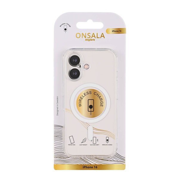 Onsala iPhone 16 Deksel TPU MagSeries Klar
