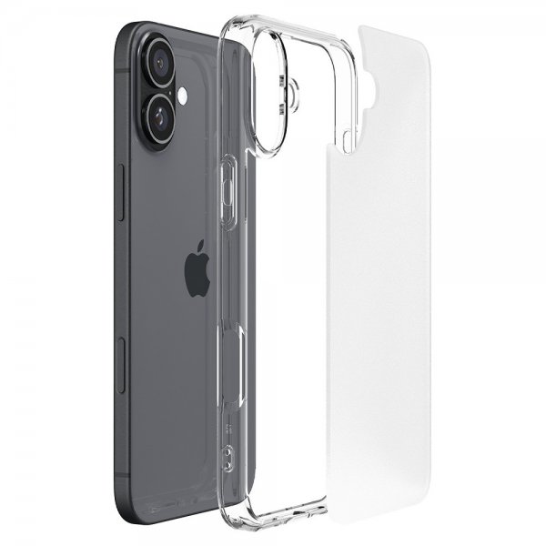 Spigen iPhone 16 Deksel Ultra Hybrid Frost Clear