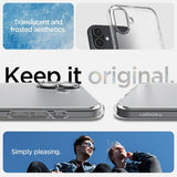Spigen iPhone 16 Deksel Ultra Hybrid Frost Clear