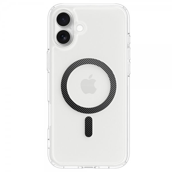 Spigen iPhone 16 Deksel Ultra Hybrid MagFit Carbon Fiber