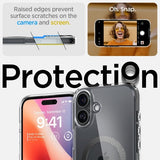 Spigen iPhone 16 Deksel Ultra Hybrid MagFit Carbon Fiber