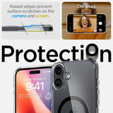 Spigen iPhone 16 Deksel Ultra Hybrid MagFit Svart