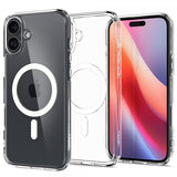 Spigen iPhone 16 Deksel Ultra Hybrid MagFit Hvit