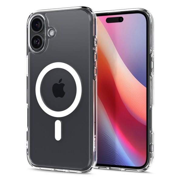 Spigen iPhone 16 Deksel Ultra Hybrid MagFit Hvit