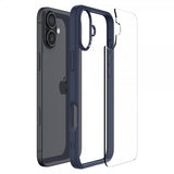 Spigen iPhone 16 Deksel Ultra Hybrid Navy Blue