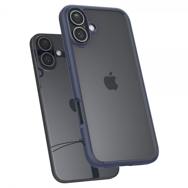 Spigen iPhone 16 Deksel Ultra Hybrid Navy Blue