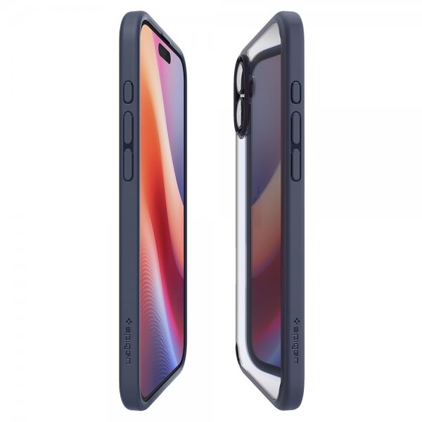Spigen iPhone 16 Deksel Ultra Hybrid Navy Blue