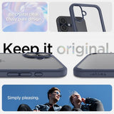Spigen iPhone 16 Deksel Ultra Hybrid Navy Blue
