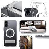 Spigen iPhone 16 Deksel Ultra Hybrid S MagFit Crystal Clear