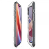 Spigen iPhone 16 Deksel Ultra Hybrid S MagFit Crystal Clear