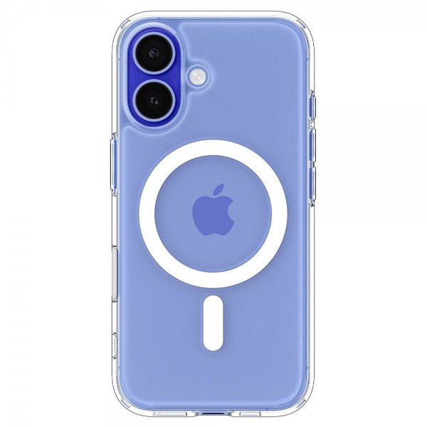 Spigen iPhone 16 Deksel Ultra Hybrid T MagFit Clear White