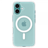Spigen iPhone 16 Deksel Ultra Hybrid T MagFit Clear White