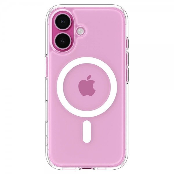 Spigen iPhone 16 Deksel Ultra Hybrid T MagFit Clear White