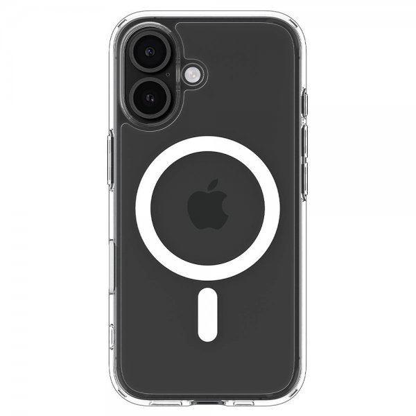 Spigen iPhone 16 Deksel Ultra Hybrid T MagFit Clear White