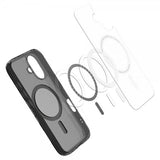 Spigen iPhone 16 Deksel Ultra Hybrid T MagFit Frost Black