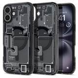Spigen iPhone 16 Deksel Ultra Hybrid Zero One MagFit Svart
