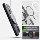 Spigen iPhone 16 Deksel Ultra Hybrid Zero One MagFit Svart