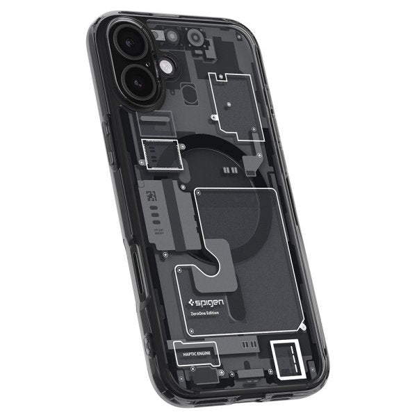 Spigen iPhone 16 Deksel Ultra Hybrid Zero One MagFit Svart