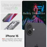 Spigen iPhone 16 Deksel Ultra Hybrid Zero One MagFit Svart