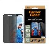 PanzerGlass iPhone 15/iPhone 16 Skjermbeskytter Ultra-Wide Fit Privacy EasyAligner