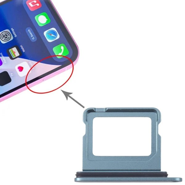 iPhone 16/16 Plus SIM-kortholder - Grønn