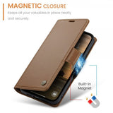 CaseMe iPhone 16e/17e Etui 023 Series Brun