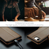 CaseMe iPhone 16e/17e Etui 023 Series Brun