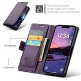 CaseMe iPhone 16e/17e Etui 023 Series Lilla