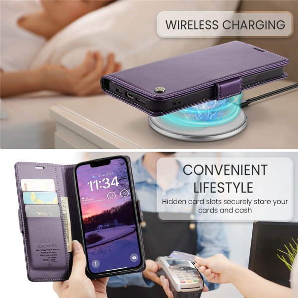 CaseMe iPhone 16e/17e Etui 023 Series Lilla