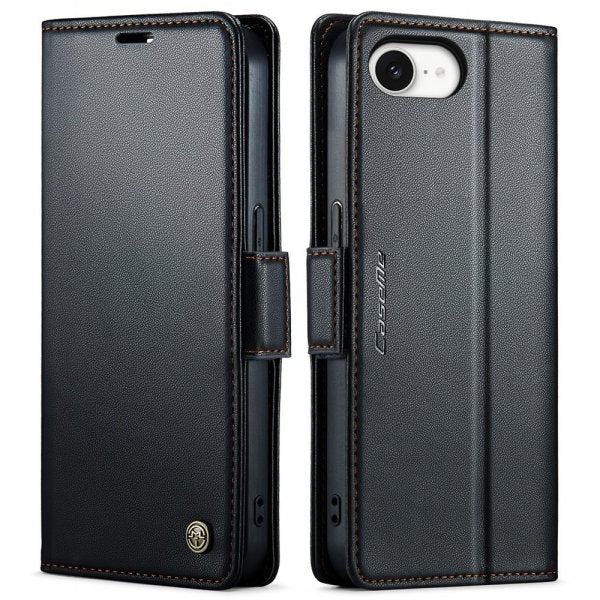 CaseMe iPhone 16e/17e Etui 023 Series Svart