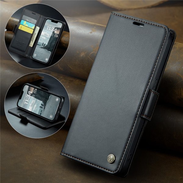 CaseMe iPhone 16e/17e Etui 023 Series Svart