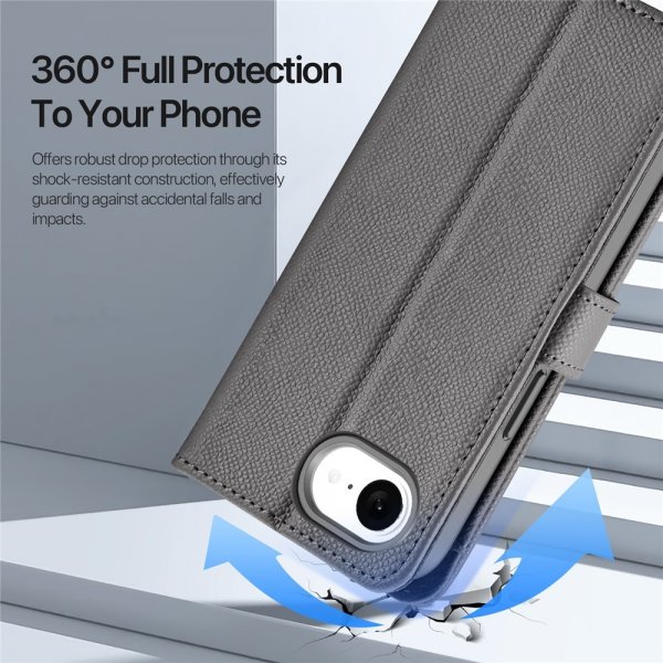 Dux Ducis iPhone 16e/17e Etui 2-in-1 Lawa Series MagSafe Grå