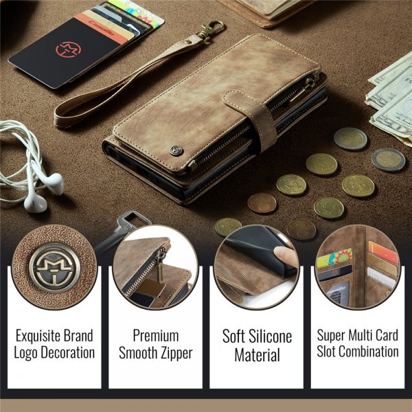 CaseMe iPhone 16e/17e Etui C30 Series Brun