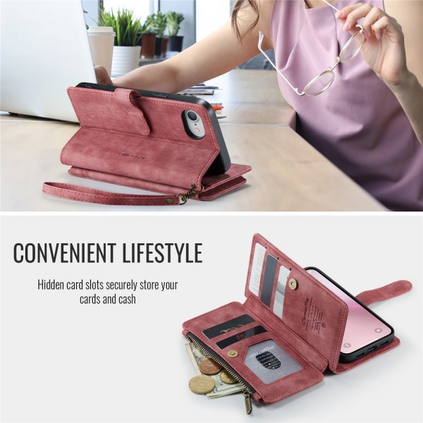 CaseMe iPhone 16e/17e Etui C30 Series Rød
