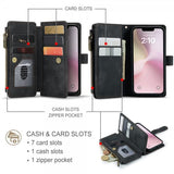 CaseMe iPhone 16e/17e Etui C30 Series Svart